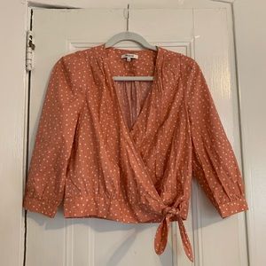 Madewell Star Wrap Top